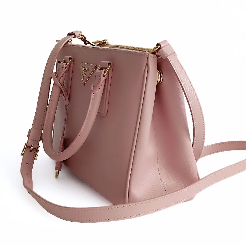 PRADA Galleria Medium Saffiano Lux Orchidea shoulder bag