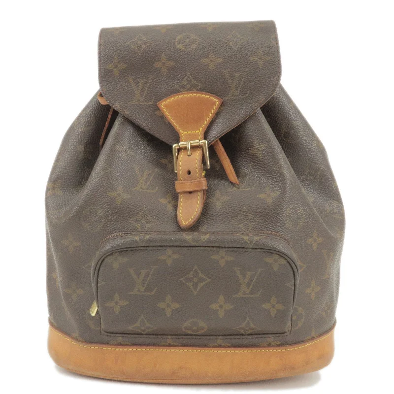 Louis Vuitton Monogram Montsouris MM Back Pack Bag M51136