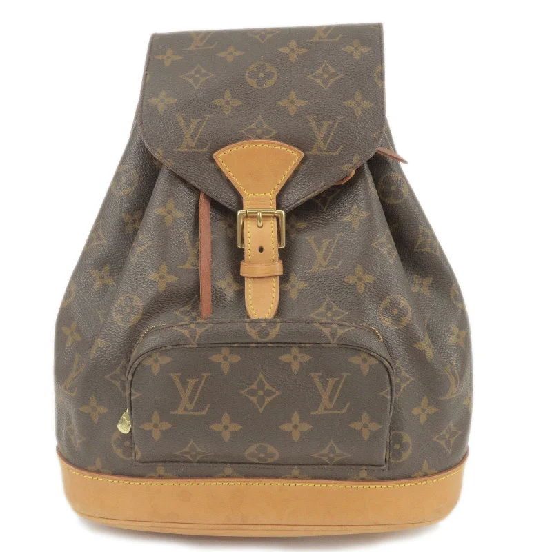 Louis Vuitton Monogram Montsouris MM Back Pack Bag M51136