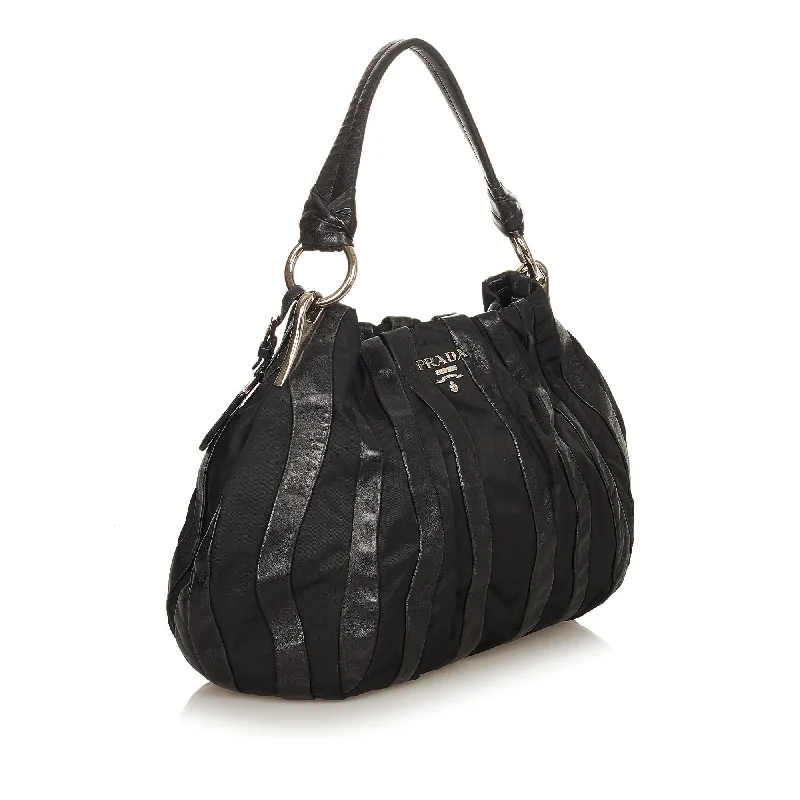 Prada Tessuto Nappa Waves Hobo Bag 24967