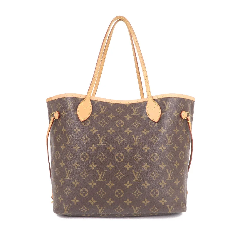 Louis Vuitton Monogram Neverfull MM Tote Bag Brown M40995