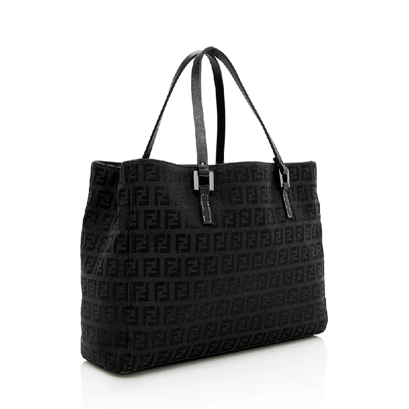 Fendi Zucca Canvas Small Tote (SHF-16249)