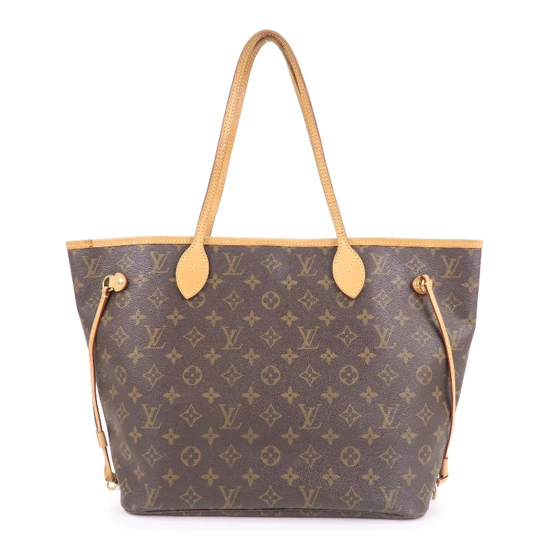 Louis Vuitton Monogram Neverfull MM Tote Bag Brown M40156