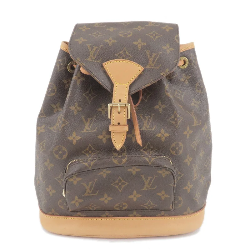 Louis Vuitton Monogram Montsouris MM Back Pack Bag M51136