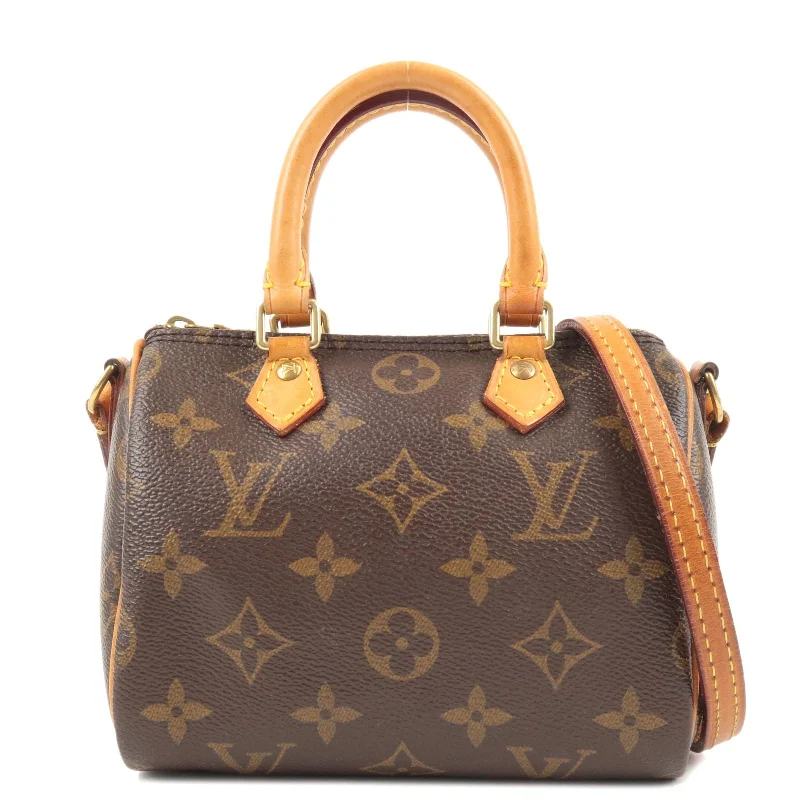 Louis Vuitton Monogram Nano Speedy 2Way Bag Mini Boston Bag M61252