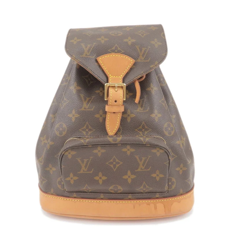 Louis Vuitton Monogram Montsouris MM Back Pack Bag M51136