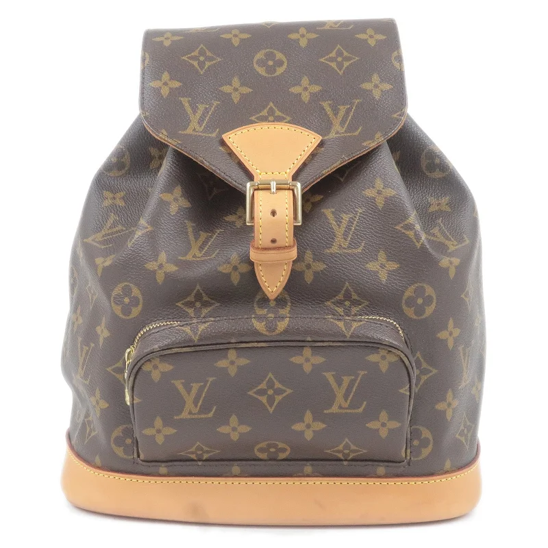 Louis Vuitton Monogram Montsouris MM Back Pack Bag M51136