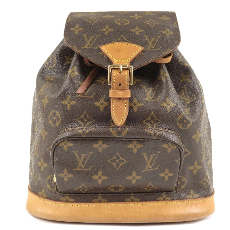 Louis Vuitton Monogram Montsouris MM Back Pack Bag M51136