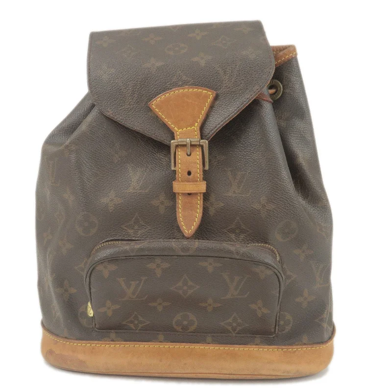 Louis Vuitton Monogram Montsouris MM Back Pack Bag M51136