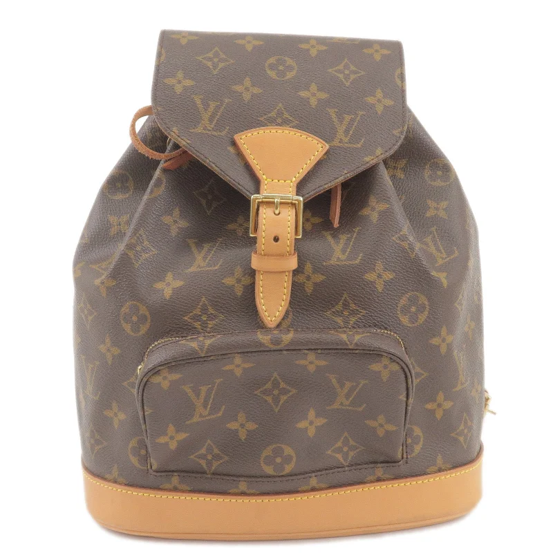 Louis Vuitton Monogram Montsouris MM Back Pack Bag M51136