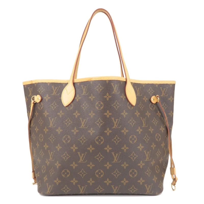 Louis Vuitton Monogram Neverfull MM Tote Bag Brown M40156 F/S