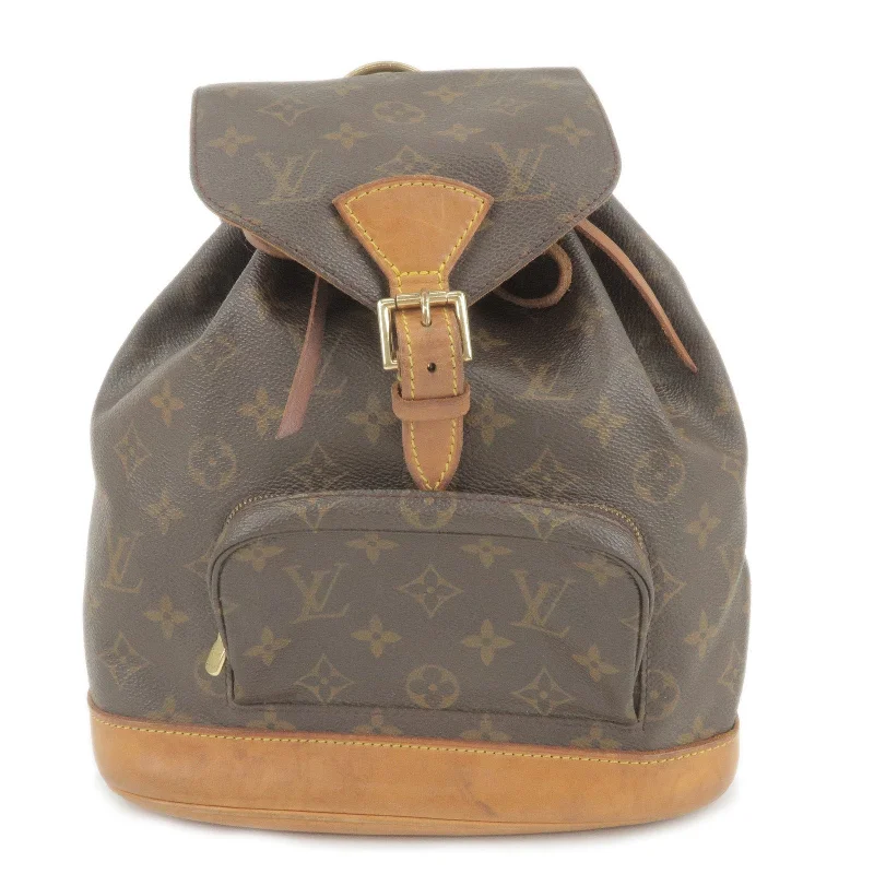 Louis Vuitton Monogram Montsouris MM Back Pack Bag M51136