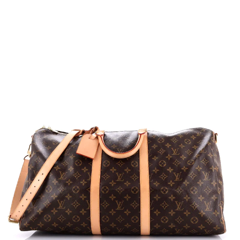 Keepall Bandouliere Bag Monogram Canvas 55