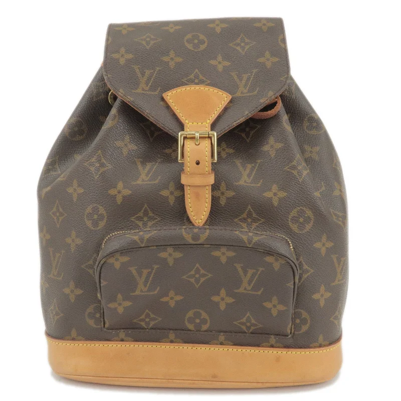 Louis Vuitton Monogram Montsouris MM Back Pack Bag M51136