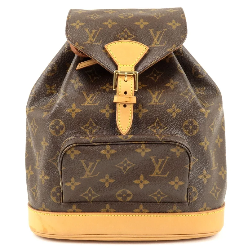 Louis Vuitton Monogram Montsouris MM Back Pack Bag M51136