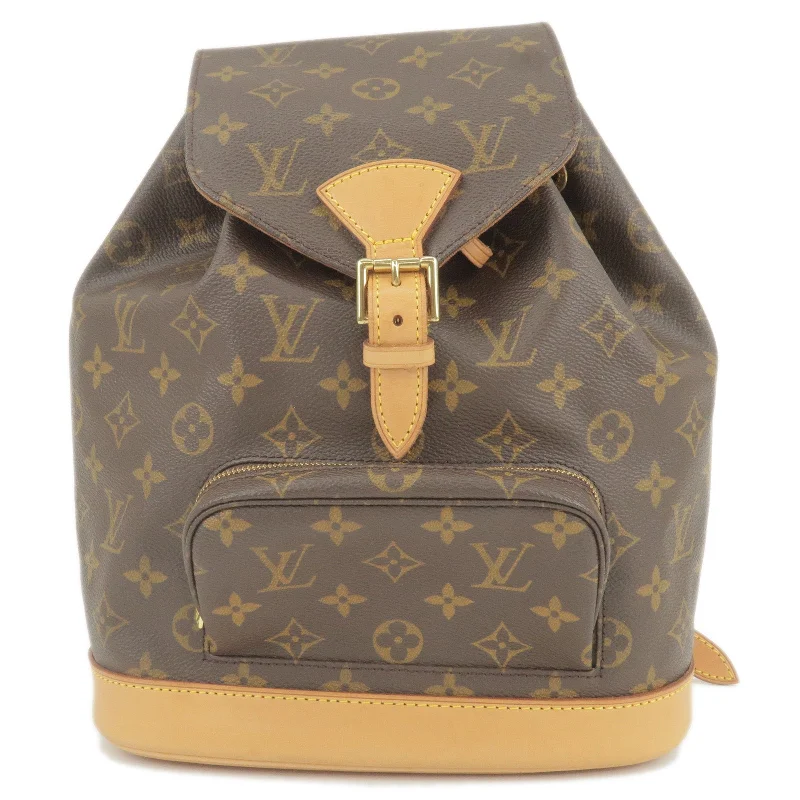 Louis Vuitton Monogram Montsouris MM Back Pack Bag M51136