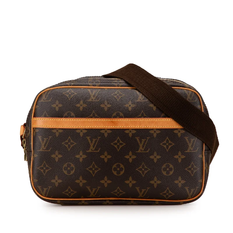 Brown Louis Vuitton Monogram Reporter PM Crossbody Bag