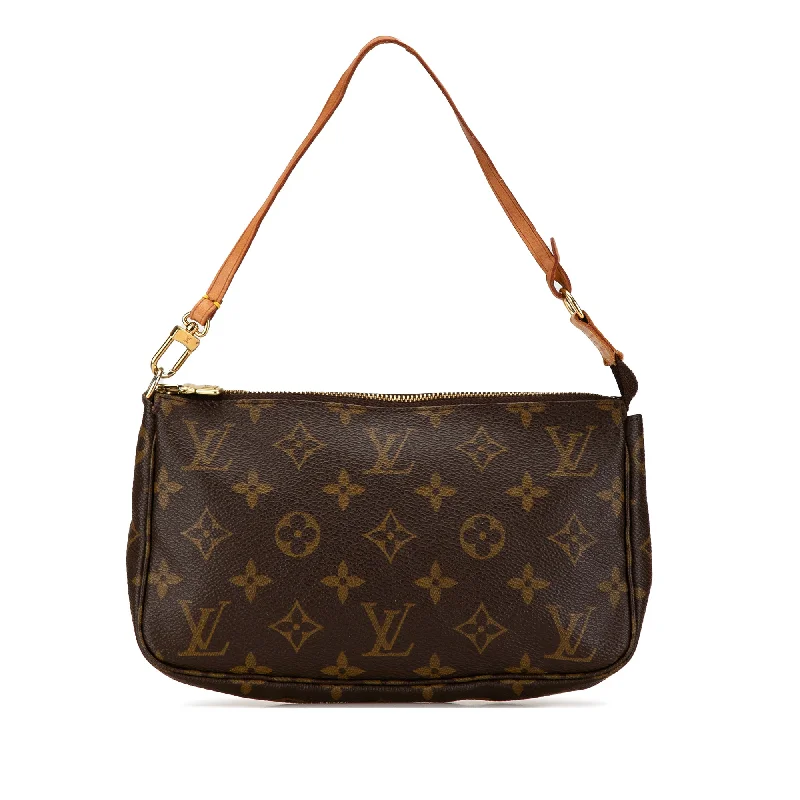 Brown Louis Vuitton Monogram Pochette Accessoires Shoulder Bag