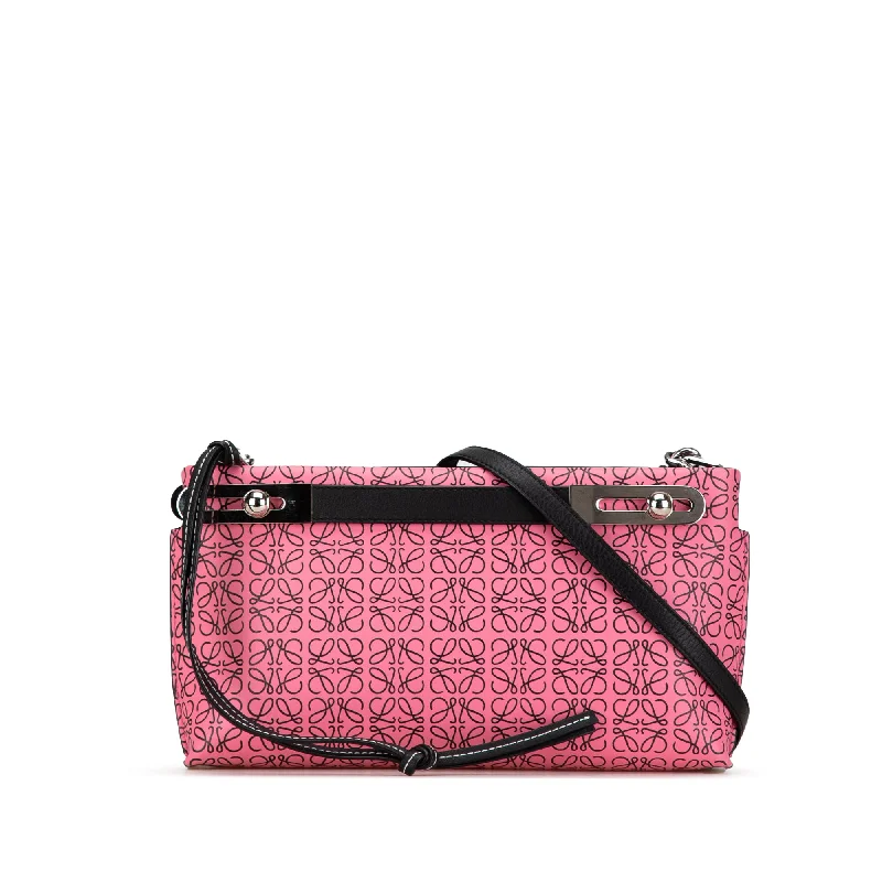 Pink LOEWE Small Repeat Anagram Missy Satchel