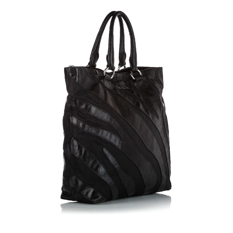 Prada Tessuto Nappa Waves Tote Bag 31512