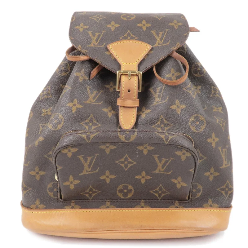 Louis Vuitton Monogram Montsouris MM Back Pack Bag M51136