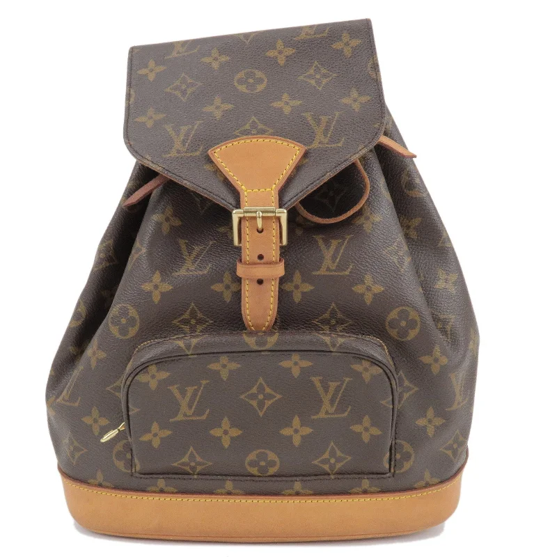 Louis Vuitton Monogram Montsouris MM Back Pack Bag M51136