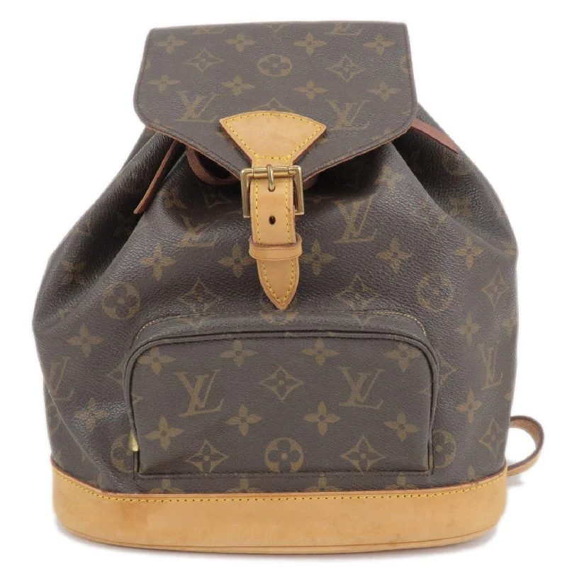 Louis Vuitton Monogram Montsouris MM Back Pack Bag M51136