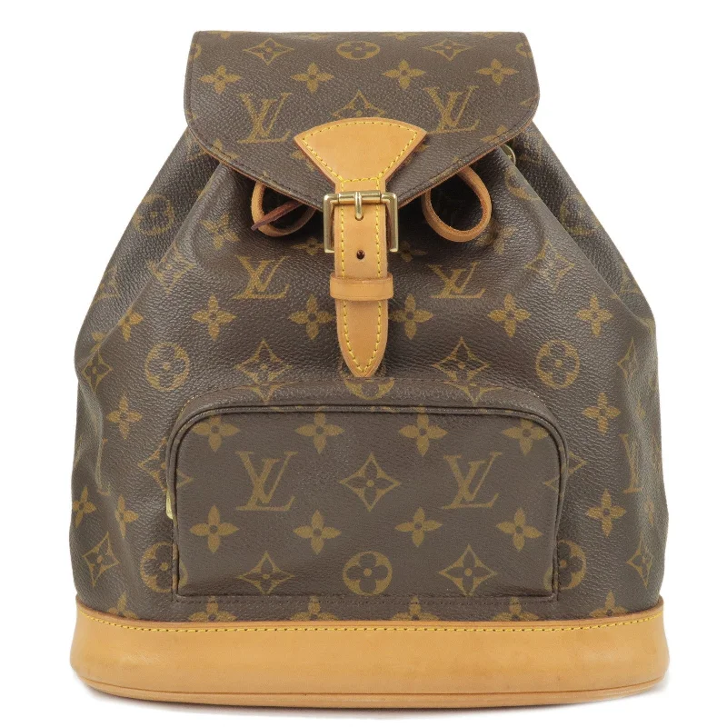 Louis Vuitton Monogram Montsouris MM Back Pack Bag M51136