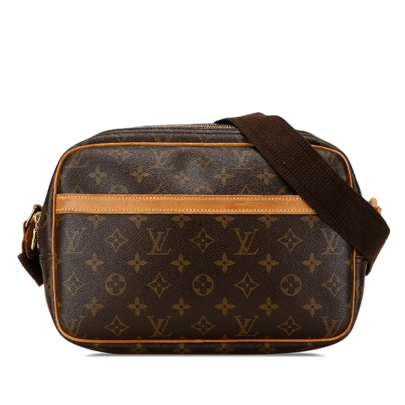 Brown Louis Vuitton Monogram Reporter PM Crossbody Bag