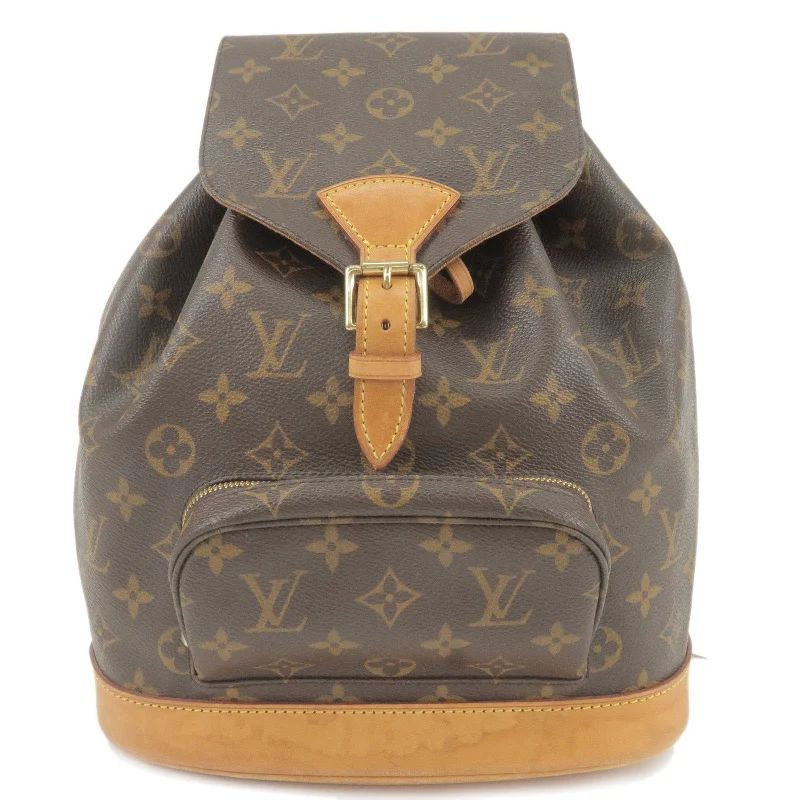 Louis Vuitton Monogram Montsouris MM Back Pack Bag M51136