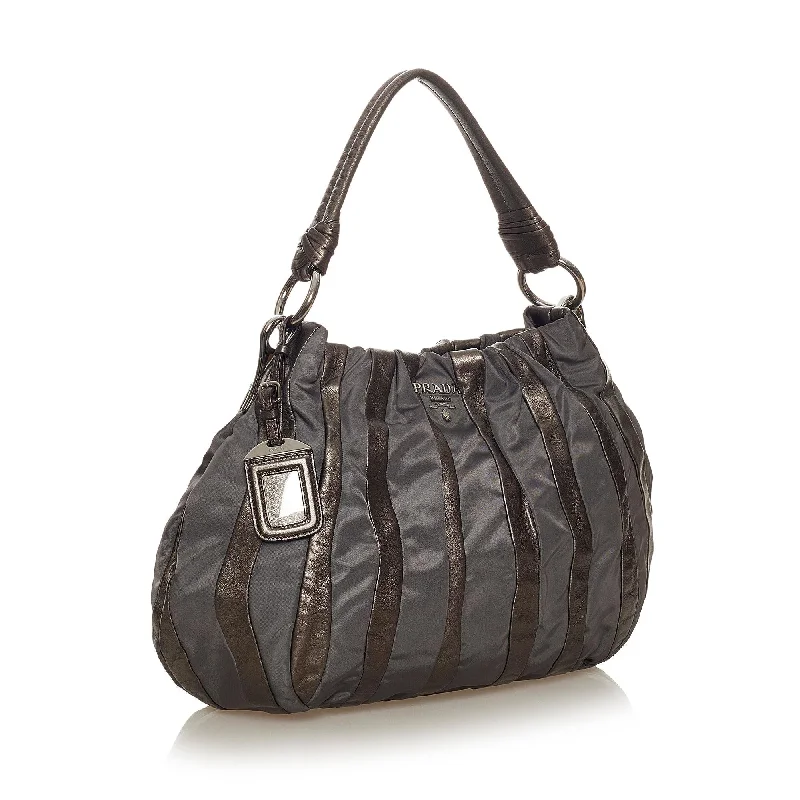 Prada Tessuto Nappa Waves Hobo Bag 27221