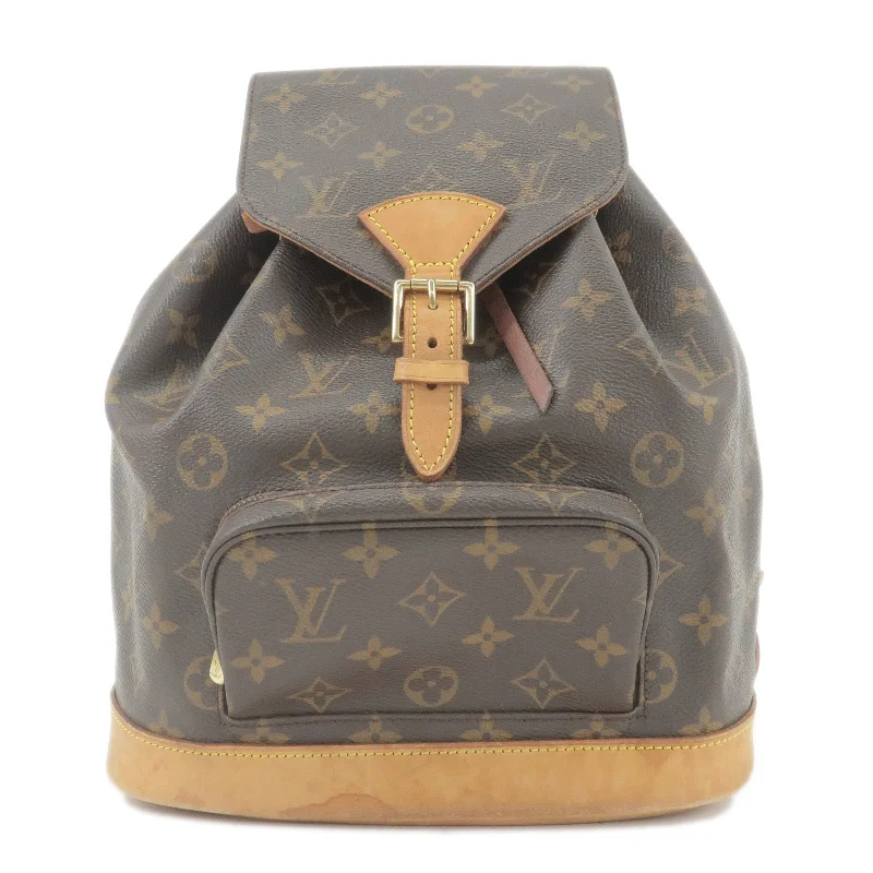 Louis Vuitton Monogram Montsouris MM Back Pack Bag M51136