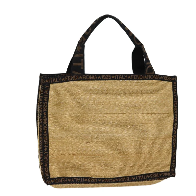 FENDI Tote Bag Raffia Beige  71921