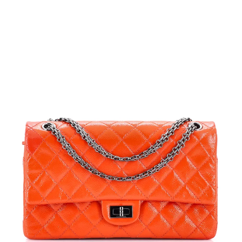 Reissue 2.55 Flap Bag Quilted Patent Caviar 226