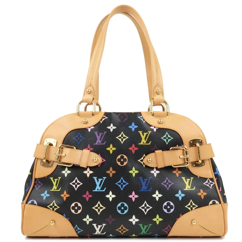 Louis Vuitton Monogram Multi Color Claudia Hand Bag M40194