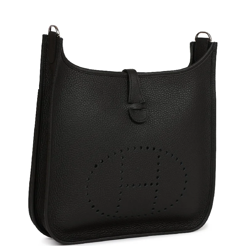 Hermes Evelyne III PM Black Clemence Palladium Hardware