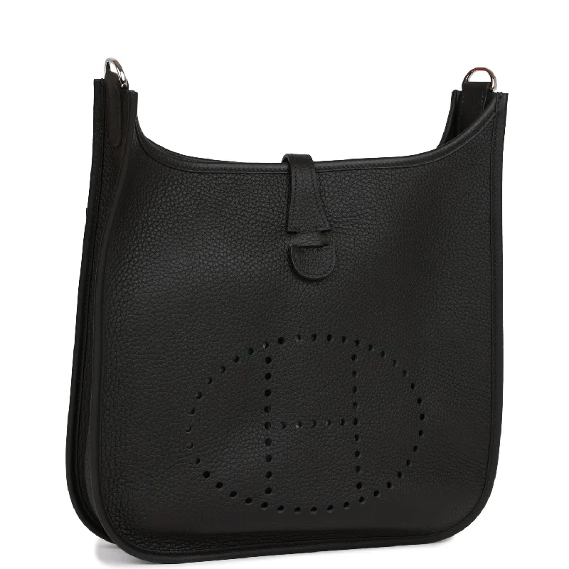 Hermes Evelyne III PM Black Clemence Palladium Hardware