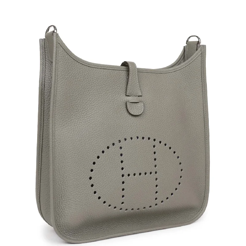 Hermes Evelyne III PM Gris Meyer Clemence Palladium Hardware