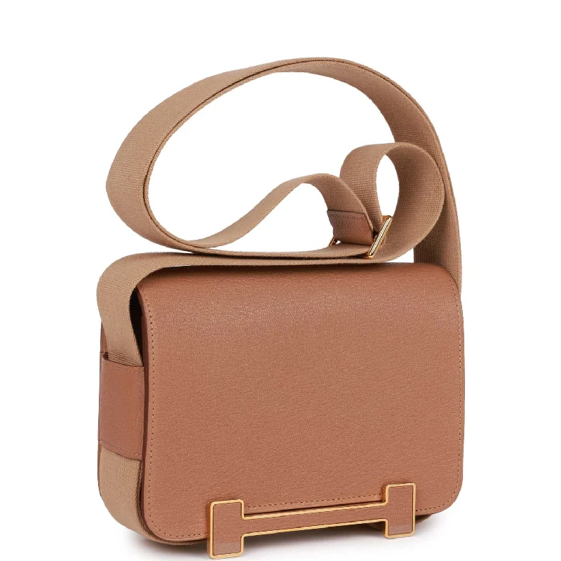 Hermes Geta Quebracho and Chai Chevre Gold Hardware