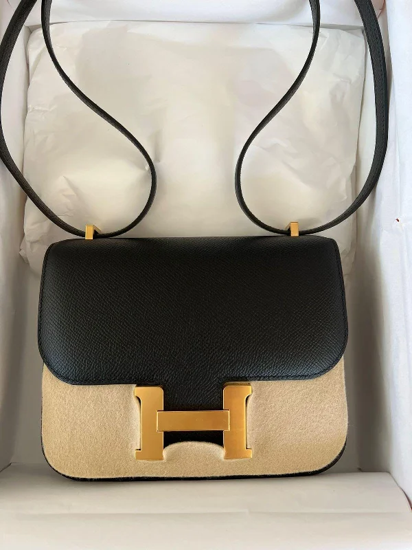 Hermes Constance 24 Black Epsom Gold Hardware - Deposit for NN