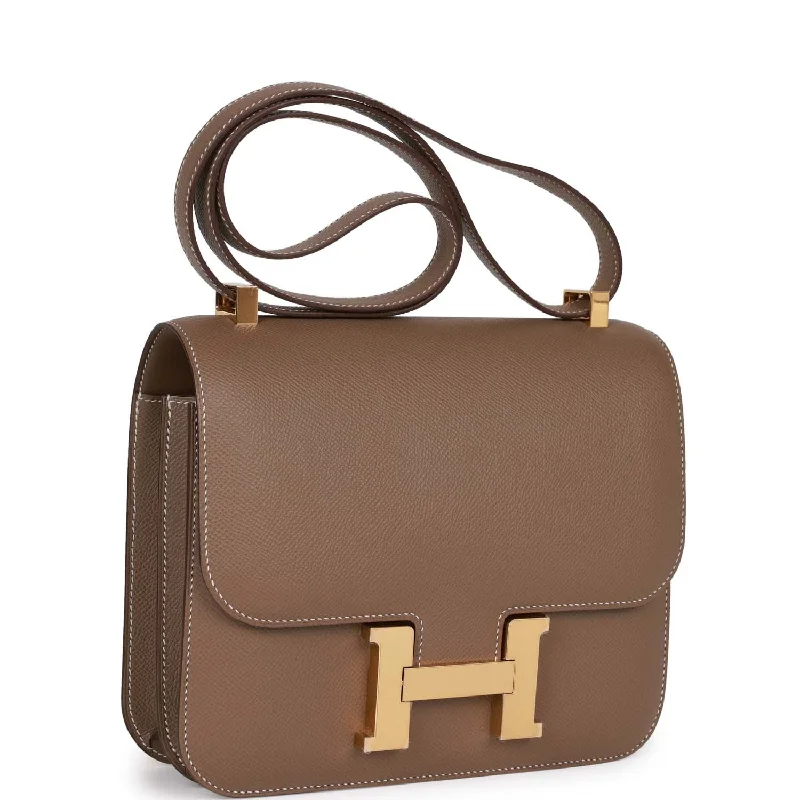 Hermes Constance 24 Etoupe Epsom Gold Hardware