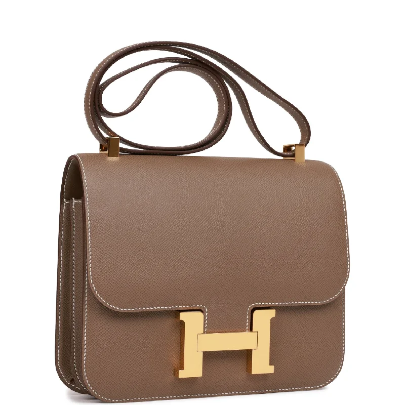 Hermes Constance 24 Etoupe Epsom Gold Hardware