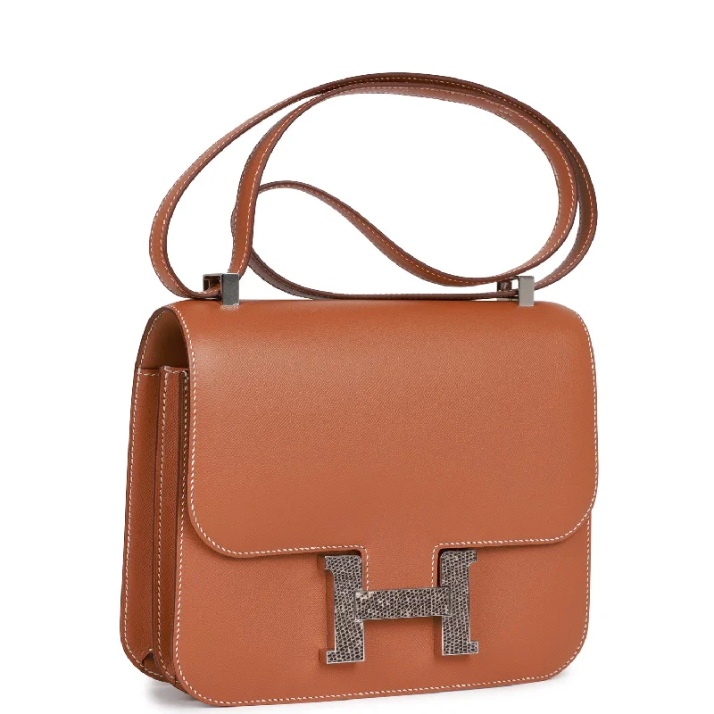 Hermes Constance 24 Gold Madame and Lizard Palladium Hardware