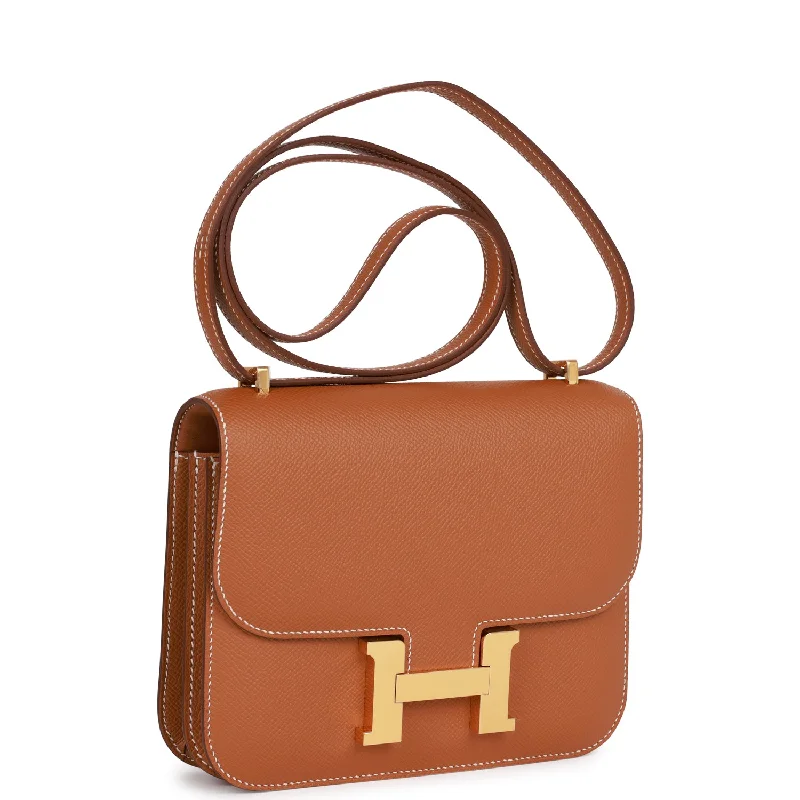 Hermes Constance 18 Gold Epsom Gold Hardware