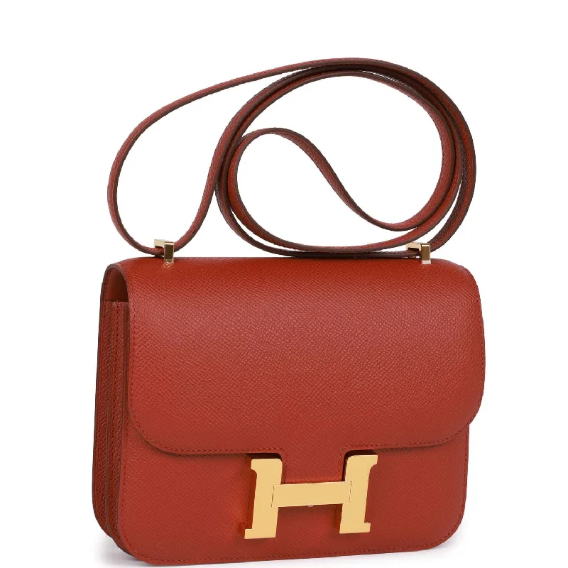 Hermes Constance 1-18 Rouge Venitien Epsom Gold Hardware