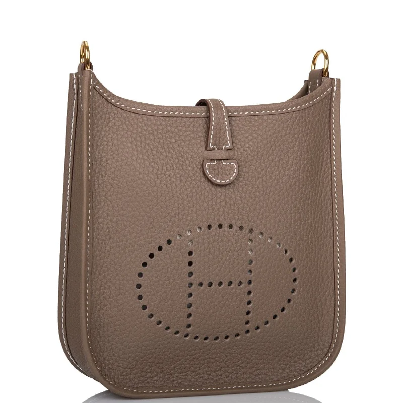 Hermes Evelyne TPM Etoupe Clemence Gold Hardware