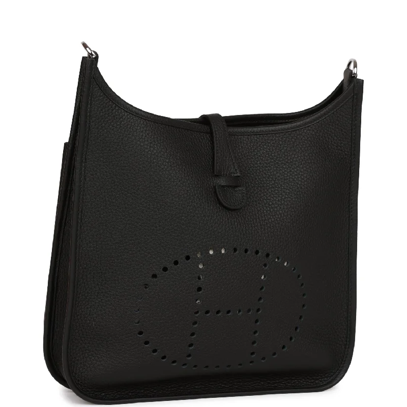 Hermes Evelyne III PM Black Clemence Palladium Hardware