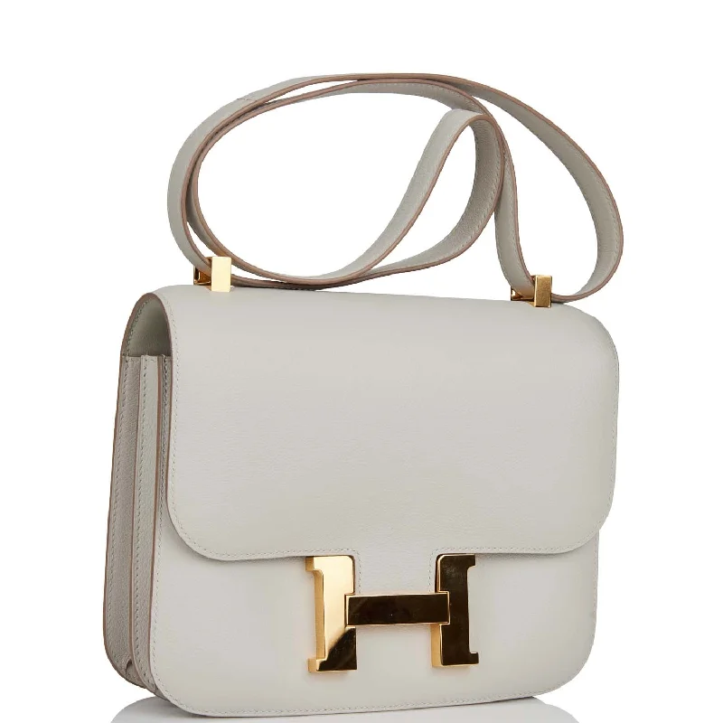 Hermes Constance 24 Gris Perle Evercolor Gold Hardware