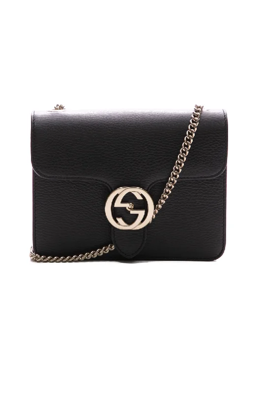 Dollar Interlocking G Small Flap Bag