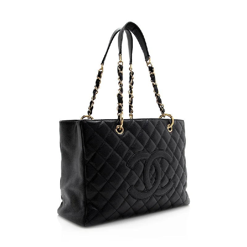 Chanel Caviar Leather Grand Shopping Tote (21146)